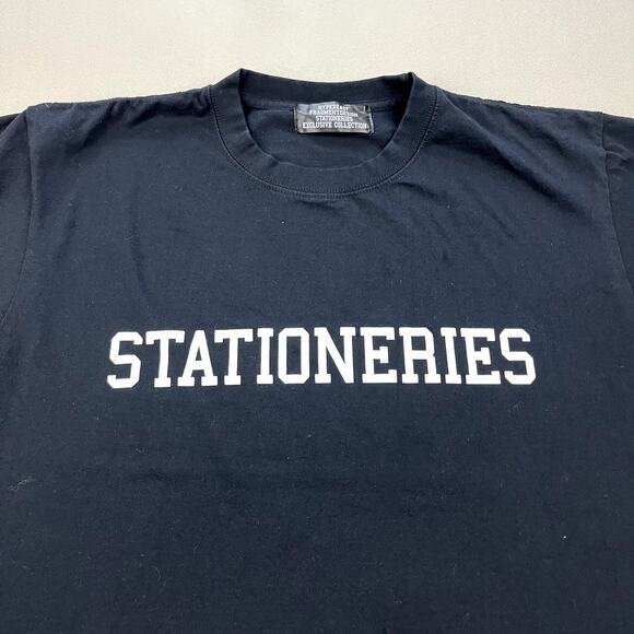 Stationaries T-Shirt Adult Medium Black Hypebeast Fragment Logo HYPB/FRGMT Japan - Picture 2 of 11